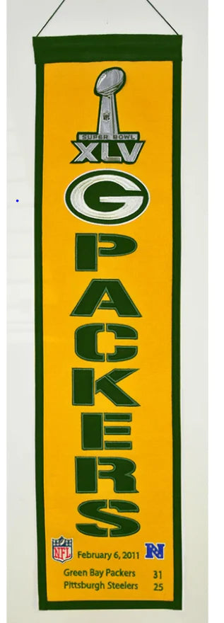 Green Bay XLV Heritage Banner