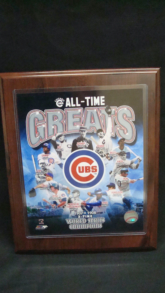 Chicago Cubs All Time Greats Plaque