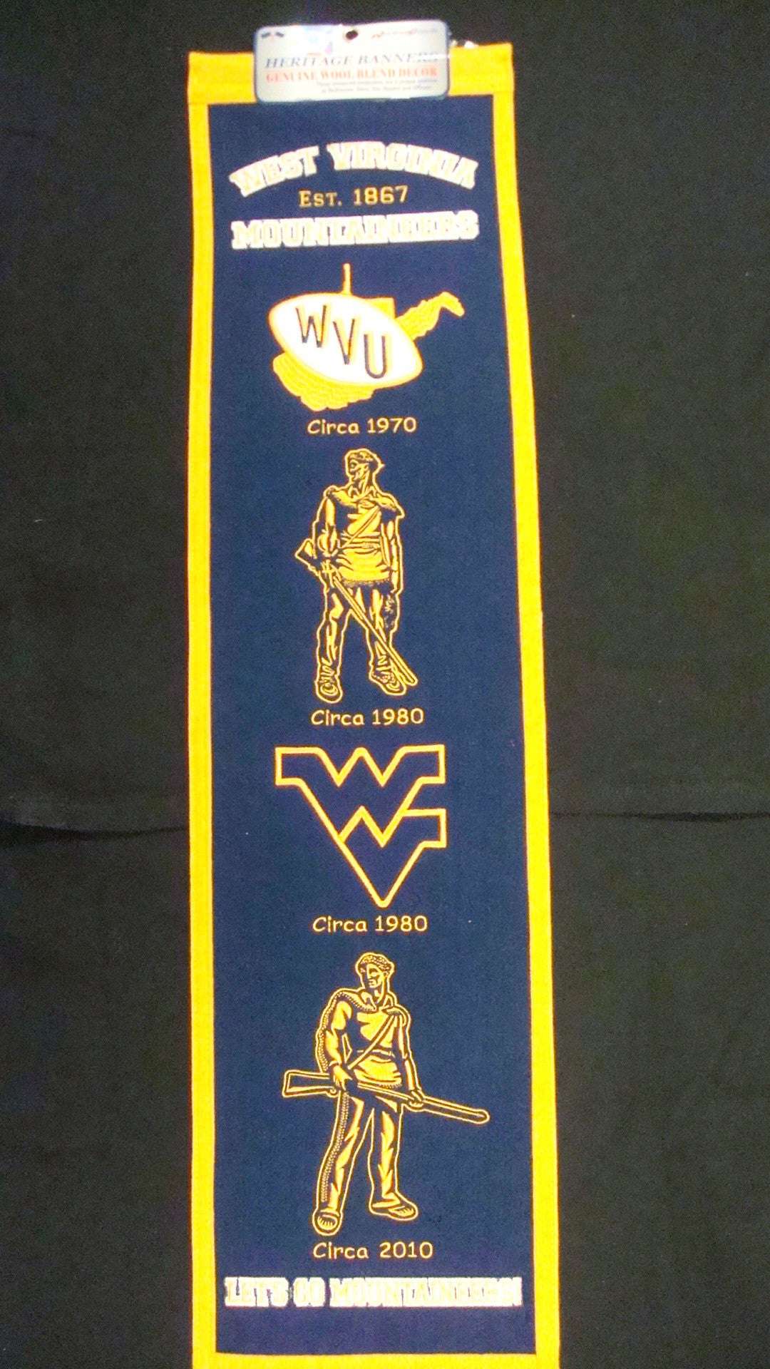 University of West Virgina Heritage Banner