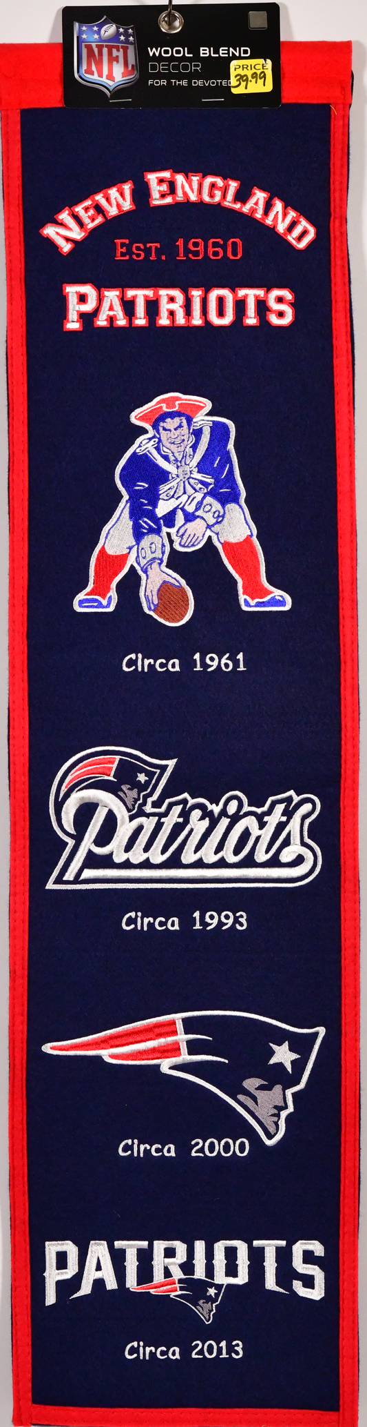 New England Patriots Heritage Banner