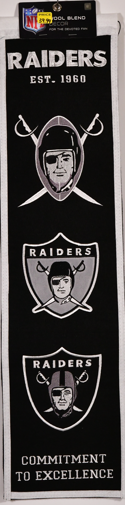 Las Vegas Raiders Heritage Banner