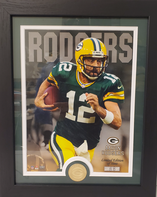 Limited Edition Aaron Rodgers with coin