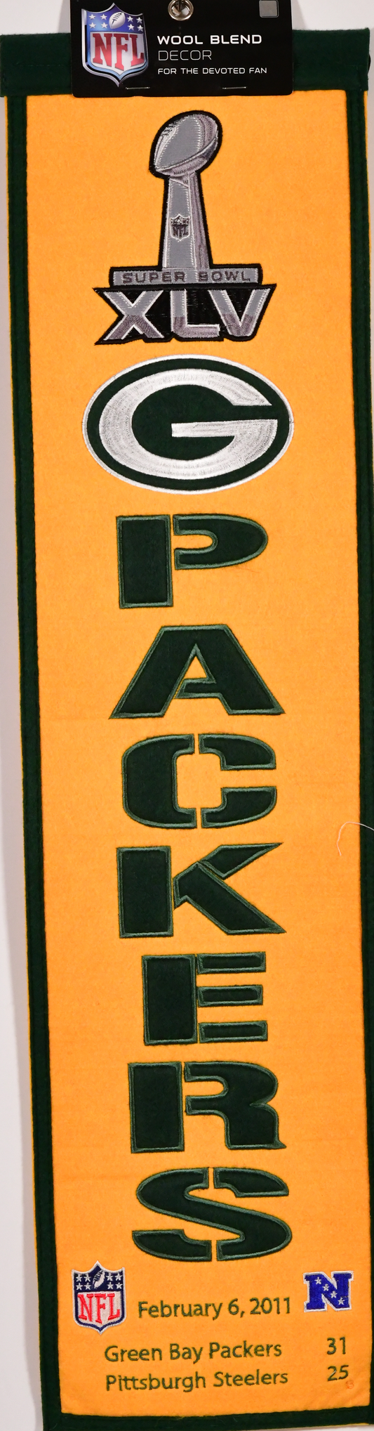 Green Bay XLV Heritage Banner