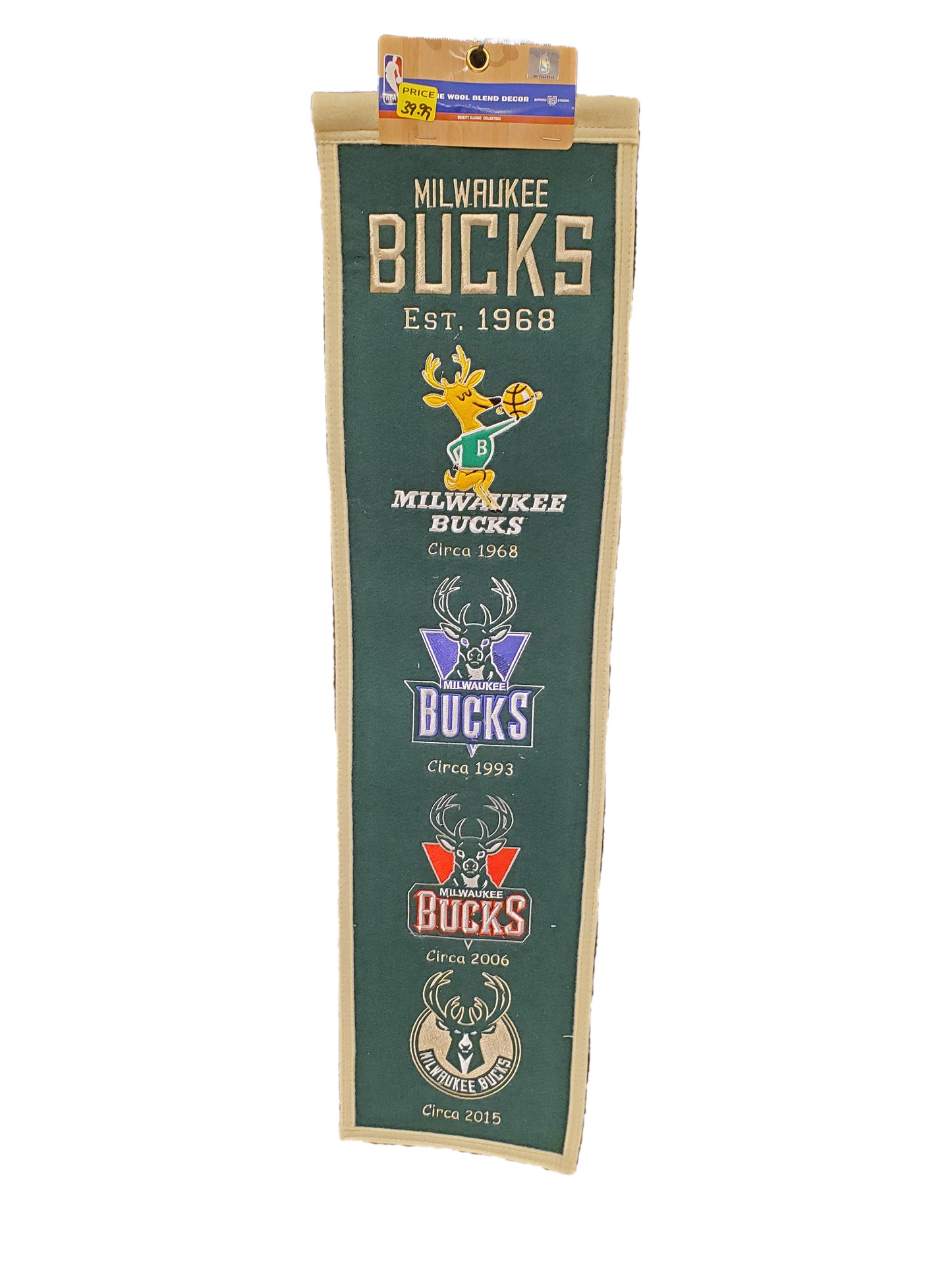 Milwaukee Bucks Heritage Banner